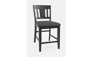 SLATBACK STOOL W/UPH SEAT (2/CTN) AMERICAN RUSTICS COLLECTION AMERICAN RUSTICS COLLECTION 1839-BS405KD JOFRAN