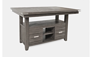RECTANGLE COUNTER HT W/STORAGE BASE, EXT LEAF ALTAMONTE COLLECTION ALTAMONTE COLLECTION 1855-72 JOFRAN