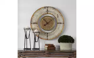 EZEKIEL WALL CLOCK 06453 06453 UTTERMOST