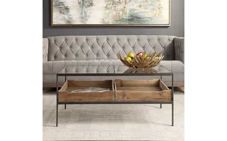 SILAS COFFEE TABLE, 2 CARTONS 24855 24855 UTTERMOST