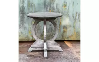 MAIVA SIDE TABLE, WHITE 25426 25426 UTTERMOST