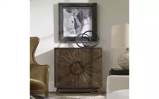 KOHANA 2 DOOR CABINET 25842 25842 UTTERMOST