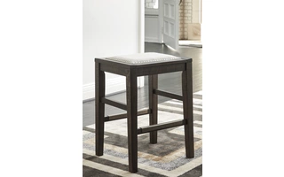 UPHOLSTERED STOOL (1/CN) Hallishaw D498-024 ASHLEY