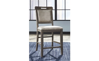 UPHOLSTERED BARSTOOL (2/CN) Johurst D762-124 ASHLEY