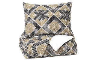 QUEEN COMFORTER SET/SCYLLA Scylla Queen Comforter SetQ473003Q ASHLEY
