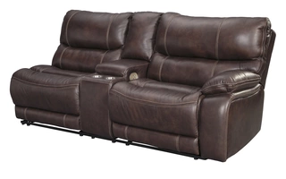 RAF DBL REC PWR CON LOVESEAT Muirfield MahoganyU4340153 ASHLEY