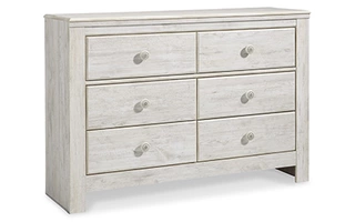 B181-21 Paxberry SIX DRAWER DRESSER