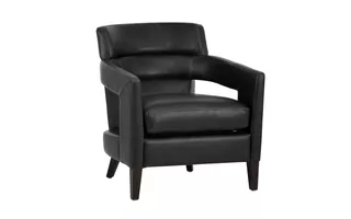 BLOOR LOUNGE CHAIR - COAL BLACK BLOOR 103397 SUNPAN