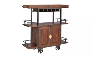 TWO DOOR WINE TROLLEY 44624 44624 COAST TO COAST ACCENTS