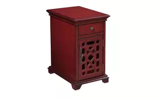 ONE DRAWER ONE DOOR CHAIRSIDE CABINET 81485 81485 COAST TO COAST ACCENTS