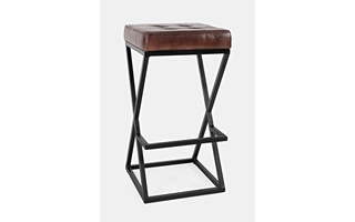 BROOKS STOOL - DARK SIENNA GLOBAL ARCHIVE COLLECTION GLOBAL ARCHIVE COLLECTION 1730-192DS JOFRAN
