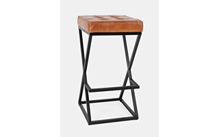 BROOKS STOOL - SADDLE GLOBAL ARCHIVE COLLECTION GLOBAL ARCHIVE COLLECTION 1730-192S JOFRAN
