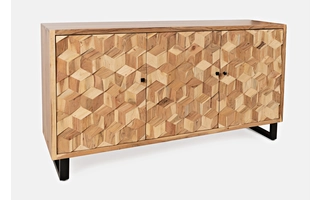 THREE DOOR ACCENT CABINET GEOMETRIX COLLECTION GEOMETRIX COLLECTION 1995-63 JOFRAN