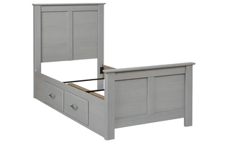 TWIN/FULL UNDER BED STORAGE Arcella - Gray Twin/Full Under Bed StorageB176-50 ASHLEY