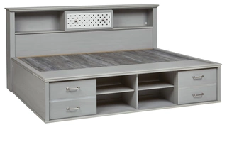 FULL BOOKCASE SIDE RAILS Arcella - Gray Full Bookcase Side RailsB176-88 ASHLEY