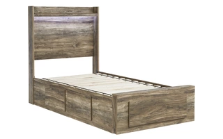 TWIN STORAGE FOOTBOARD Rusthaven BrownB322-52S ASHLEY