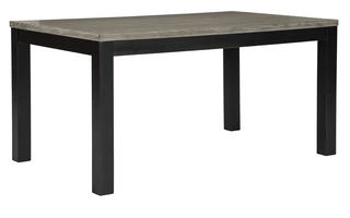 RECTANGULAR DINING ROOM TABLE Dontally Two-toneD294-25 ASHLEY