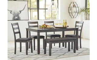RECT DRM TABLE SET (6/CN) Bridson GrayD383-325 ASHLEY