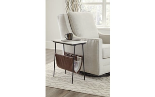 ACCENT TABLE Etanbury Brown/Black/WhiteA4000254 ASHLEY