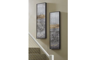 A8000291 Aniyah WALL ART SET (2/CN)