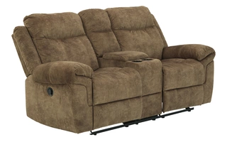 GLIDER REC LOVESEAT W CONSOLE HUDDLE-UP 8230494 ASHLEY FURNITURE