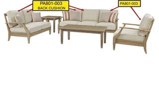 BACK CUSHION Clare View BeigePA801-003 ASHLEY FURNITURE