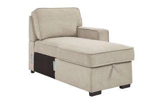 CHAISE WITH STORAGE Darton Cream7350617 ASHLEY FURNITURE