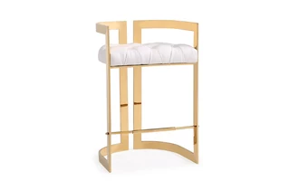 MAJESTIC STOOL GOLD GOLD , WHITE ASPEN GY-COU-8050G 101539 101539 XCELLA