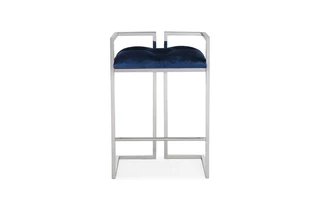 CORALIE STOOL - BLUE V BLUE VELVET GY-COU-8051 101841 101841 XCELLA