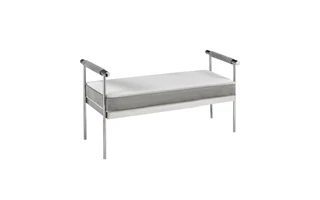 HELEN BENCH - GREY V GREY VELVET GY-BC-7826 101558 101558 XCELLA