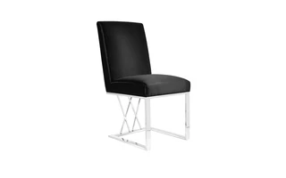 MARTINI DINING CHAIR BLACK SATIN GY-DC-8101 101685 101685 XCELLA