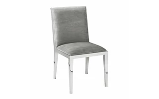 EMARIO HIGH BACK CHAIR E-GREY VELVET GY-DC-7778HB 100431 100431 XCELLA