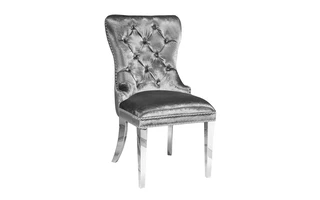 EUPHORIA CHAIR - STEEL LEGS E-CHARCOAL GY-1029SS 101550 101550 XCELLA