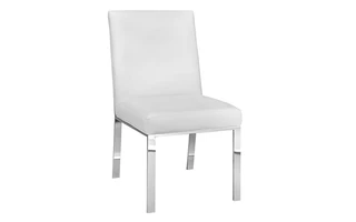 WELLINGTON DINING CHAIR WHITE LEATHERETTE GY-DC-7982 100865 100865 XCELLA
