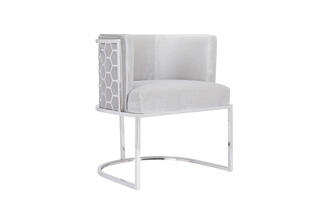 CHAMBERLAIN DINING CHAIR GREY VELVET GY-DC-8148 101737 101737 XCELLA