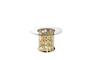 LEAF DINING TABLE GOLD GY-DT-8158G 101732 101732 XCELLA