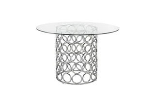 MONTE CARLO DINING TABLE SILVER GY-DT-7952 101001 101001 XCELLA