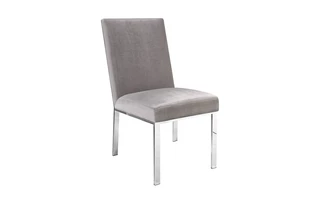 WELLINGTON DINING CHAIR GREY VELVET GY-DC-7982 100867 100867 XCELLA