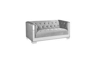 CHLOE SOFA - 2 SEATER GY-1002 E-GREY VELVET 101111 101111 XCELLA