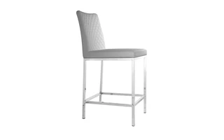 CANTON STOOL - GY-COU-649 XX GREY LEATHERETTE 101679 101679 XCELLA