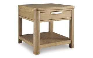 RECTANGULAR END TABLE Rencott Light BrownT7813 ASHLEY