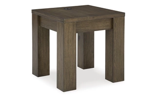 SQUARE END TABLE Rosswain Warm BrownT7632 ASHLEY
