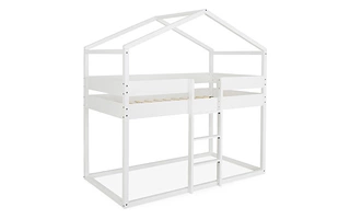 TWIN/TWIN HOUSE LOFT SLATS Flannibrook Black/WhiteB082-256S ASHLEY