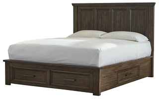 QUEEN STORAGE FOOTBOARD Johurst Grayish BrownB762-54S ASHLEY