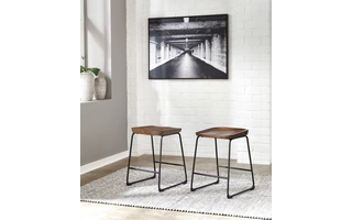 BARSTOOL (2/CN)/SHOWDELL Showdell Grayish Brown/BlackD205-224 ASHLEY