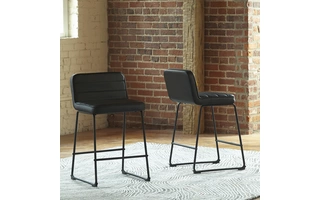 UPHOLSTERED BARSTOOL (2/CN) Nerison MultiD225-124 ASHLEY