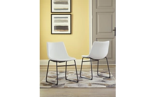 DINING UPH SIDE CHAIR (2/CN) Centiar Two-tone BrownD372-07 ASHLEY