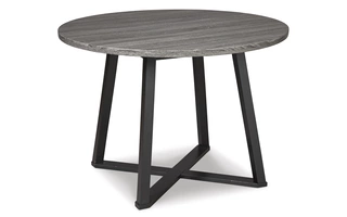ROUND DINING ROOM TABLE Centiar Two-tone BrownD372-16 ASHLEY