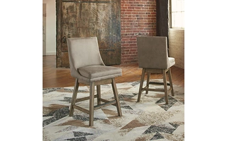 UPH SWIVEL BARSTOOL (2/CN) Tallenger MultiD380-524 ASHLEY