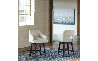 UPH SWIVEL BARSTOOL (2/CN) Tallenger MultiD380-724 ASHLEY